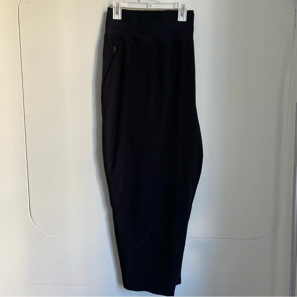NWOT Athleta Nolita Slim Tapered Cropped Pants Black 24 - Picture 3 of 8
